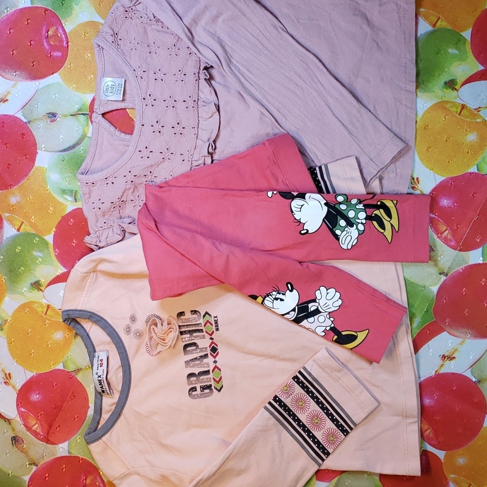 Long Sleeve Top and Tights Sizes 3/4y and 4/5y